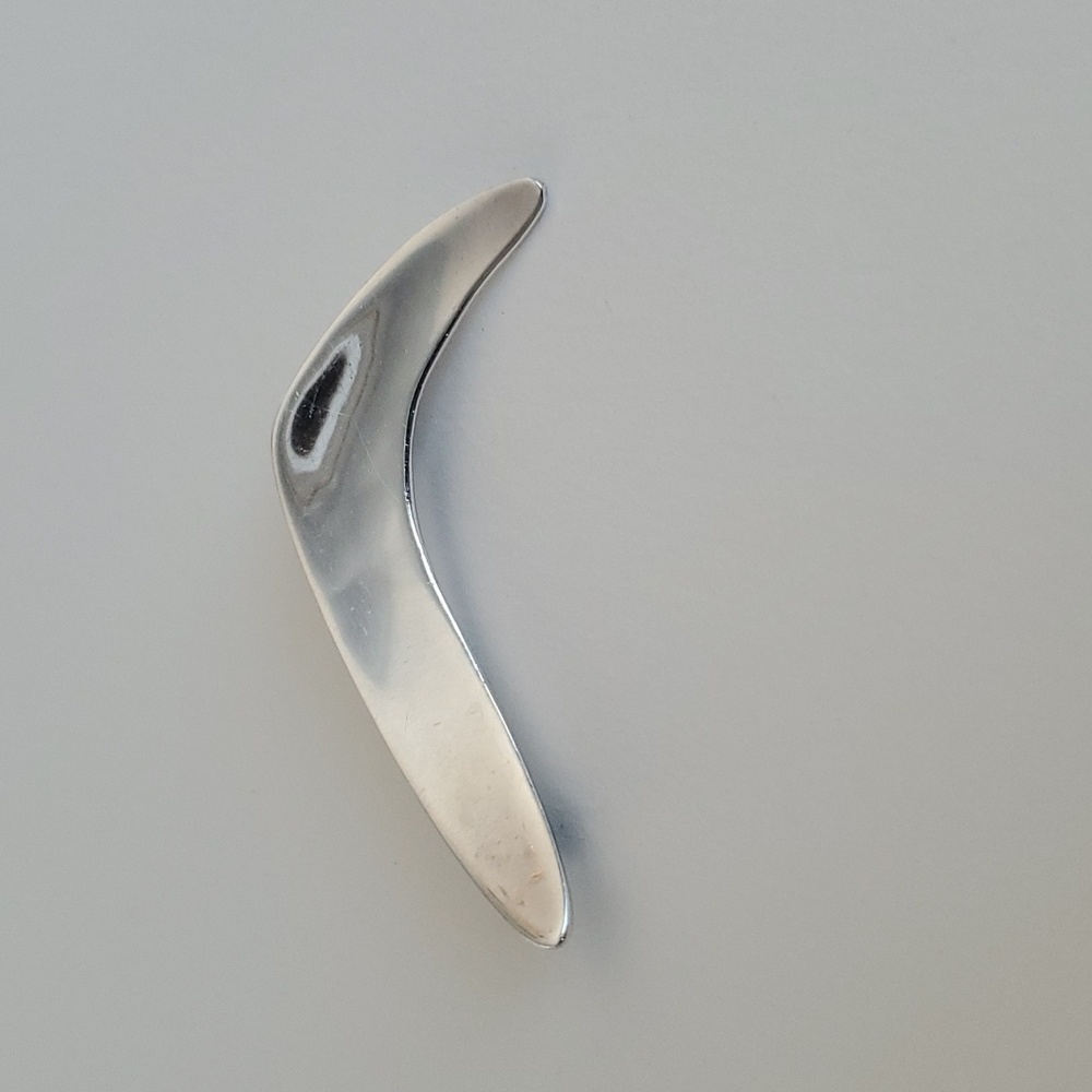 Unique vintage MCM silver pin